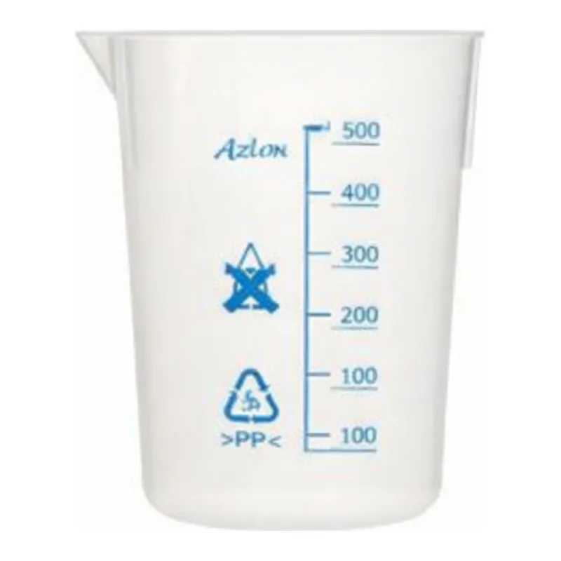 Merck Azlon Tapered Beakers with Printed Graduations