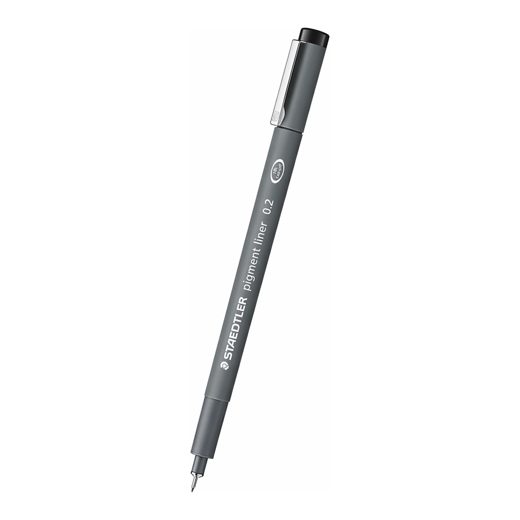 OFFICENEX 스테들러 308-02-9 피그먼트라이너(흑색/0.2mm)