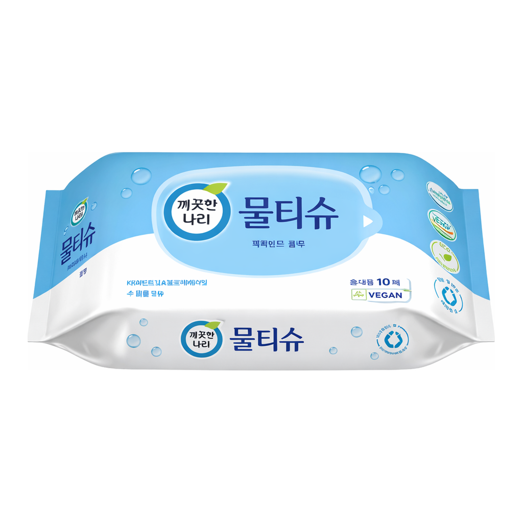 OFFICENEX 깨끗한나라 휴대용 물티슈 10매