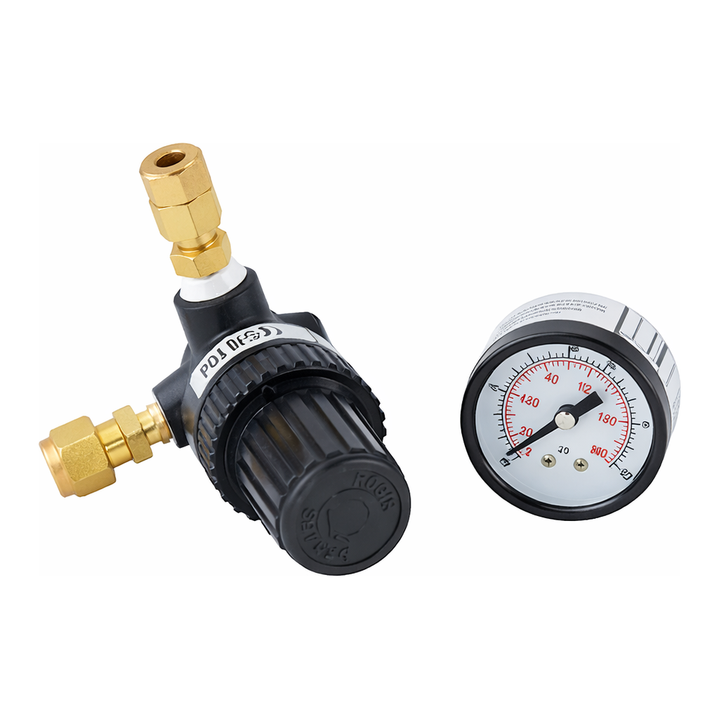 Restek Regulator, Minicyl, 1/4in Brass Female Fittings