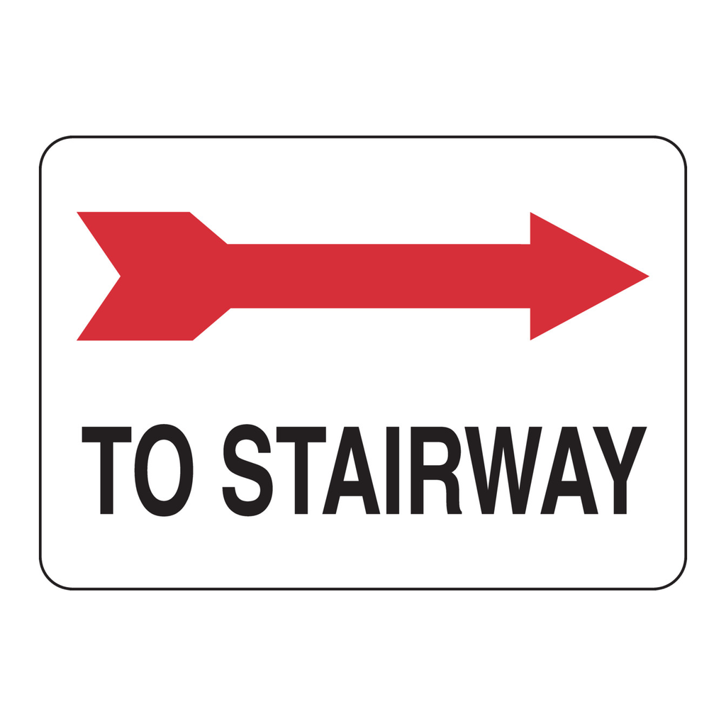 Brady To Stairway Sign