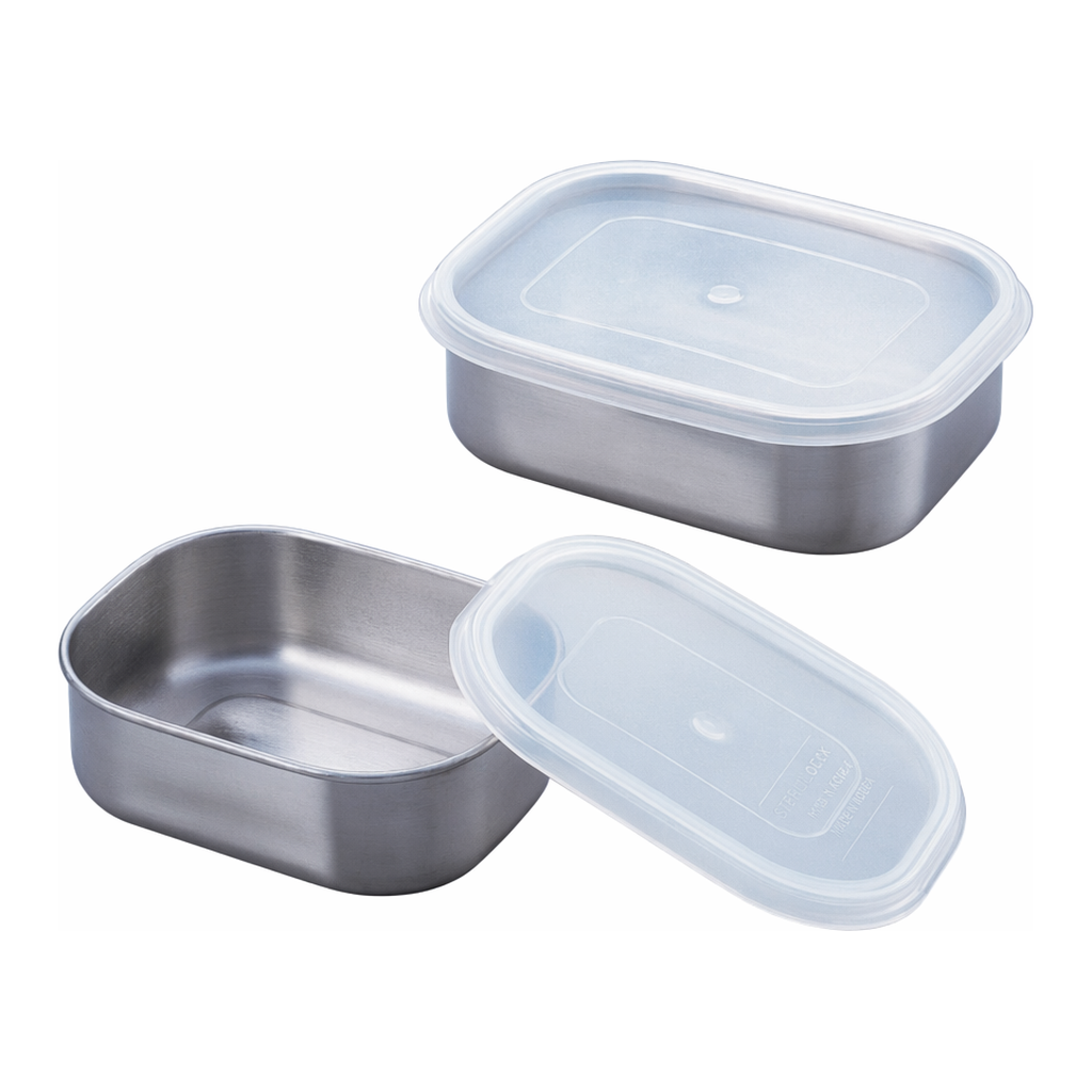 AS ONE Freezing Sealed Container(Shallow Type), 냉동용 밀폐용기(각형·얕은형)