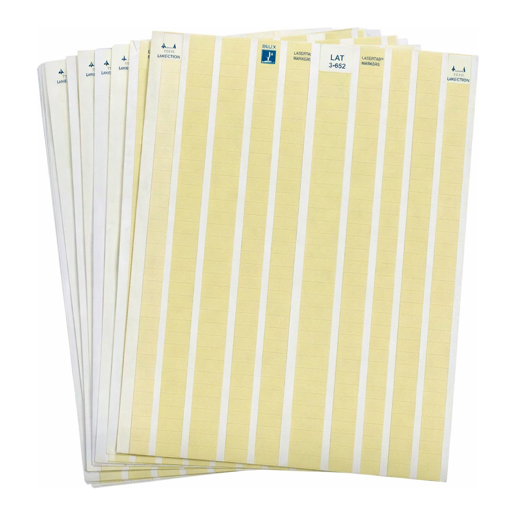 Brady LaserTab Series High Temperature Amber Polyimide Labels