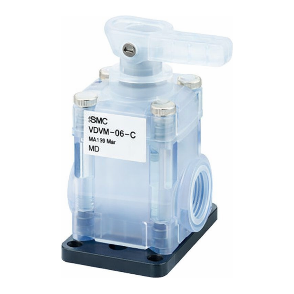 AS ONE Chemical Liquid Valve (Manual Type), 약액용 수동밸브