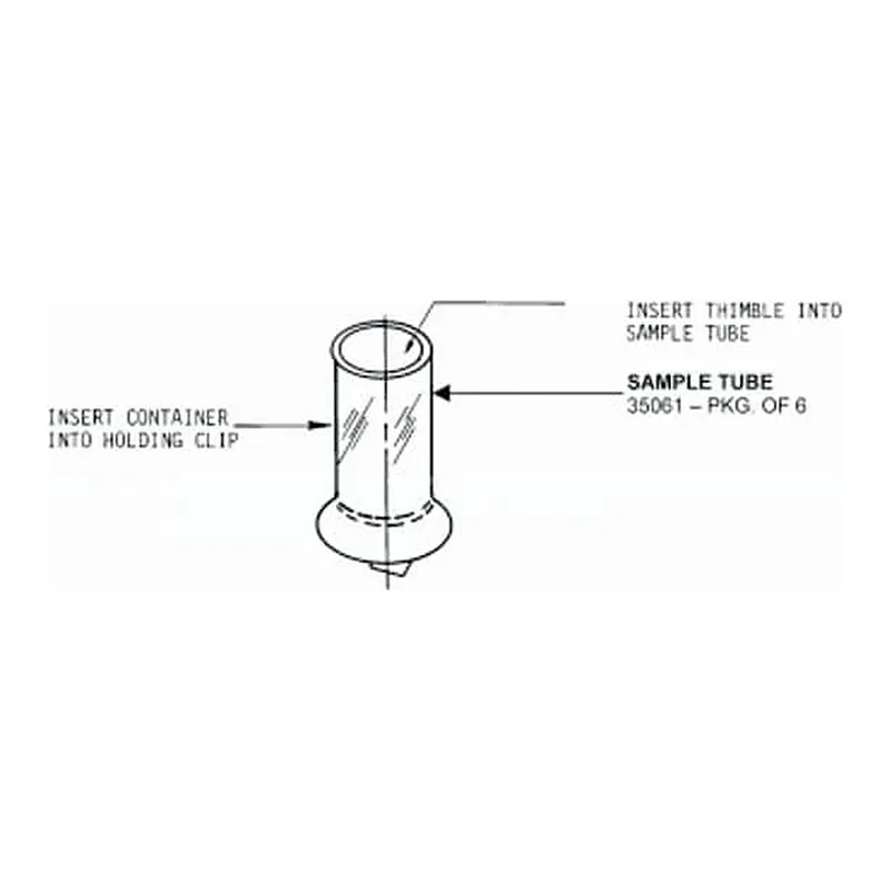Thermo Fisher Scientific Goldfisch Fat Extractor Accessory, Sample Tube Container