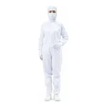 AS ONE Dust-free Garment/AS 197 C (Hooded, Clean-washed) White S