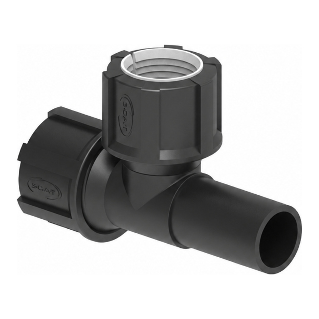 T-piece, 2x (ID) 32mm, (OD) 32mm
