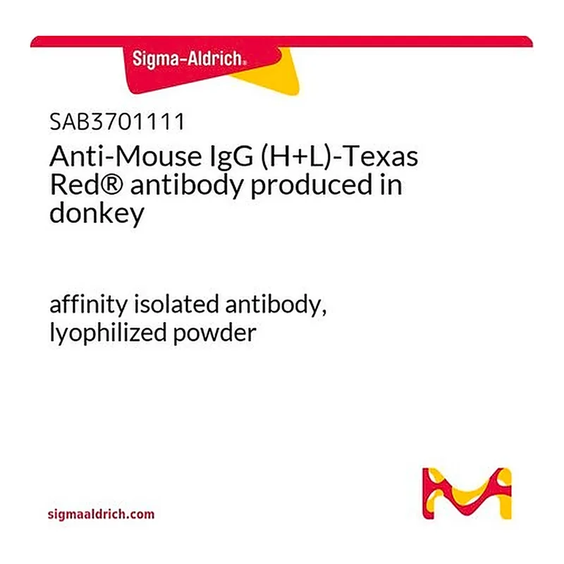 Merck Anti-Mouse IgG (H+L)-Texas Red(R) antibody produced in donkey