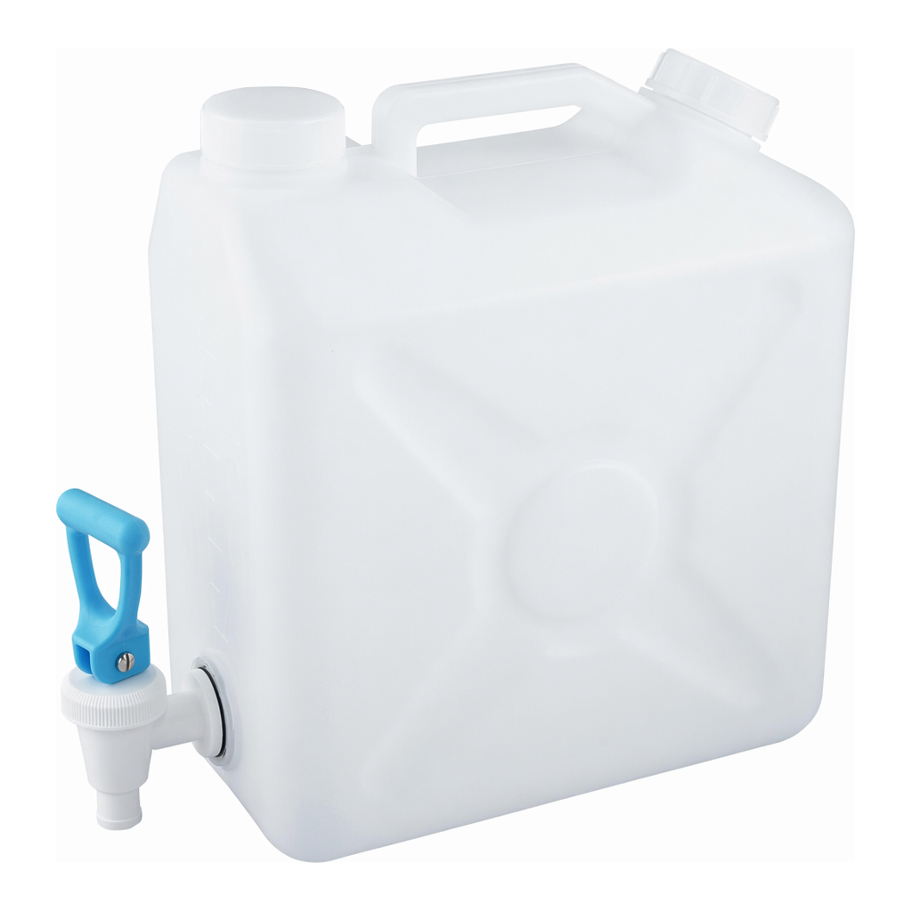 AS ONE Carboy with Easy Cock (Flat Square, 2 Ports), 이지콕 하구병(평각관, 2구)