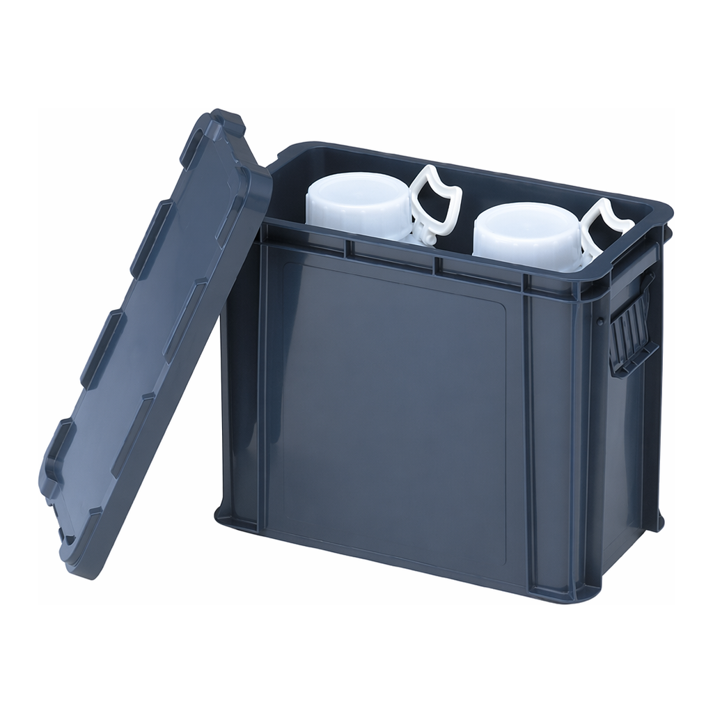AS ONE Stackable Container for Handy Bottle PP, 원형바틀용 컨테이너