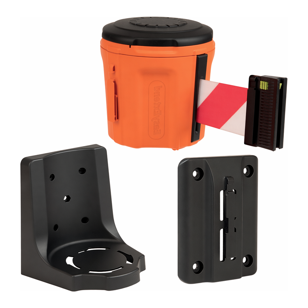 Brady EasyExtend Retractable Barrier System - Head Unit w/Magnetic Screw Bracket and Clip