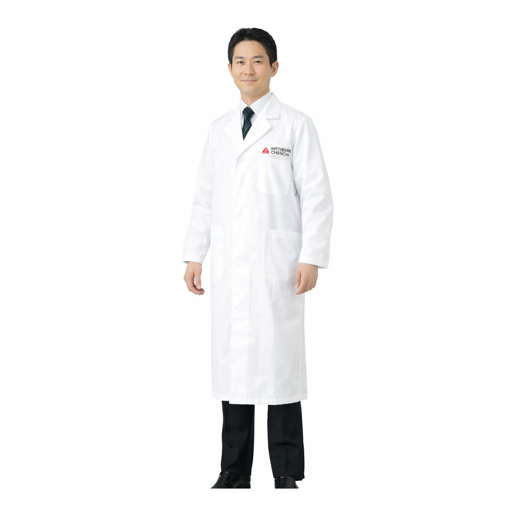 AS ONE White Lab Coat (Fluorine Coated), 테플론® 코팅 랩코트