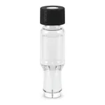 Waters Clear Glass 12 x 32 mm Snap Neck Total Recovery Vial, with Cap and PTFE/silicone Septum , 1 mL Volume, 100/pk