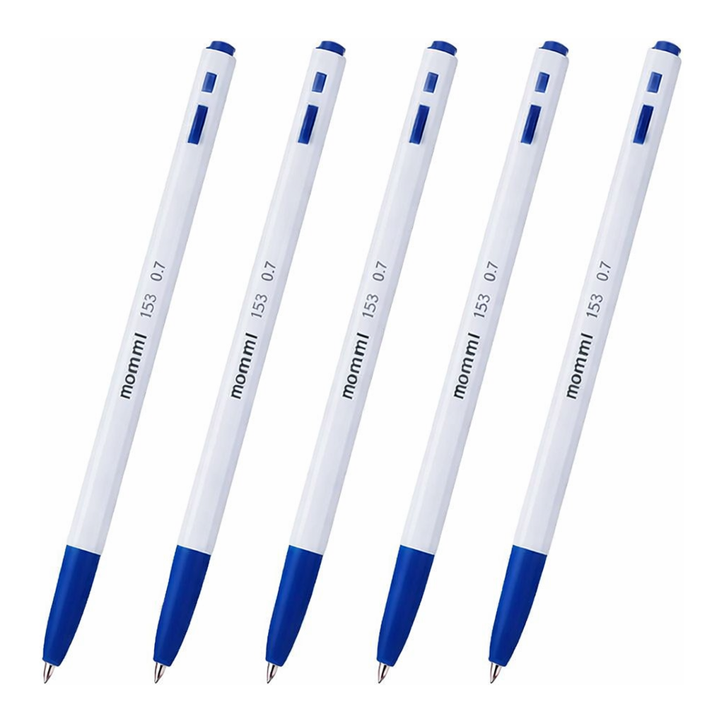 OFFICENEX 모나미 153볼펜(0.7mm 청색/12EA)