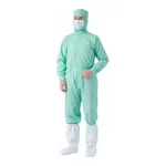 AS ONE Anti-Contamination Coverall AS 1401 (Compatible with IC tags) Green S