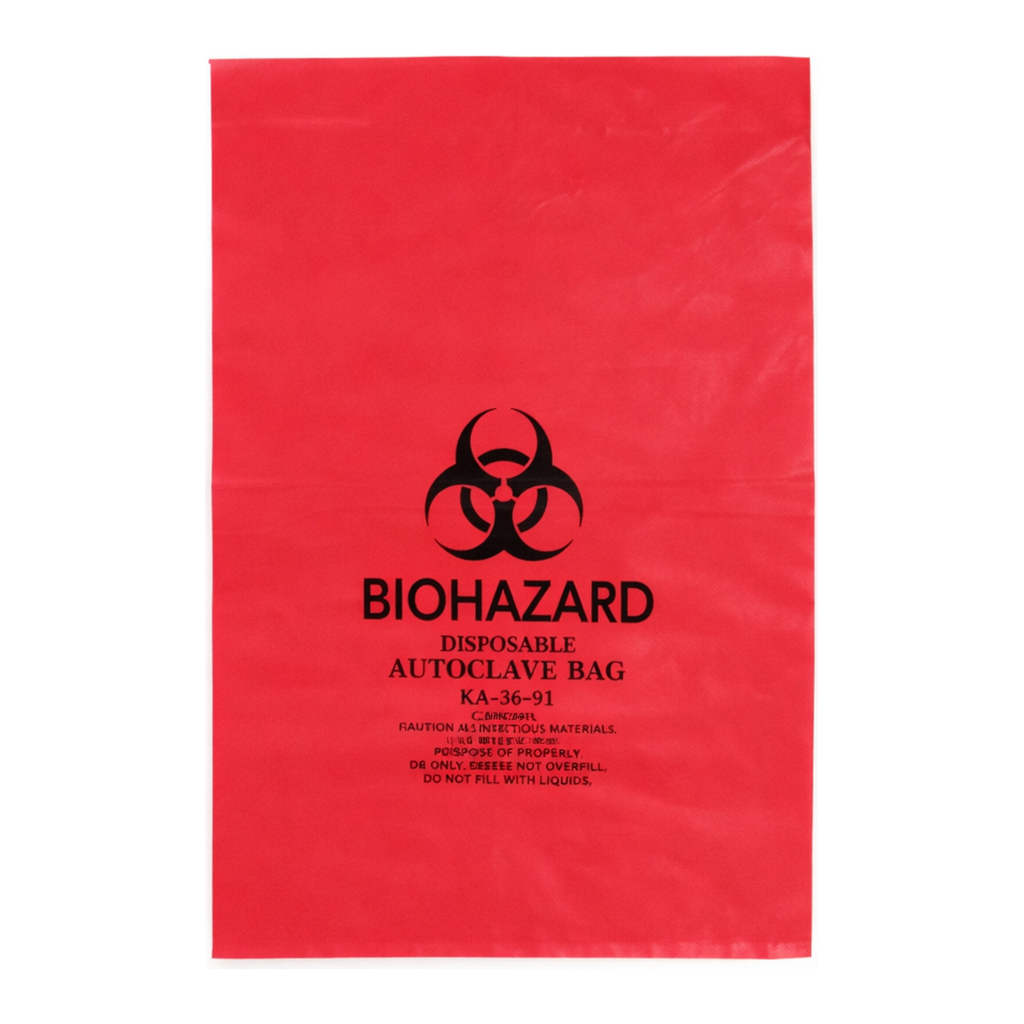 고려에이스 Benchtop Biohazard Bags 탁상용 멸균 비닐백_국산