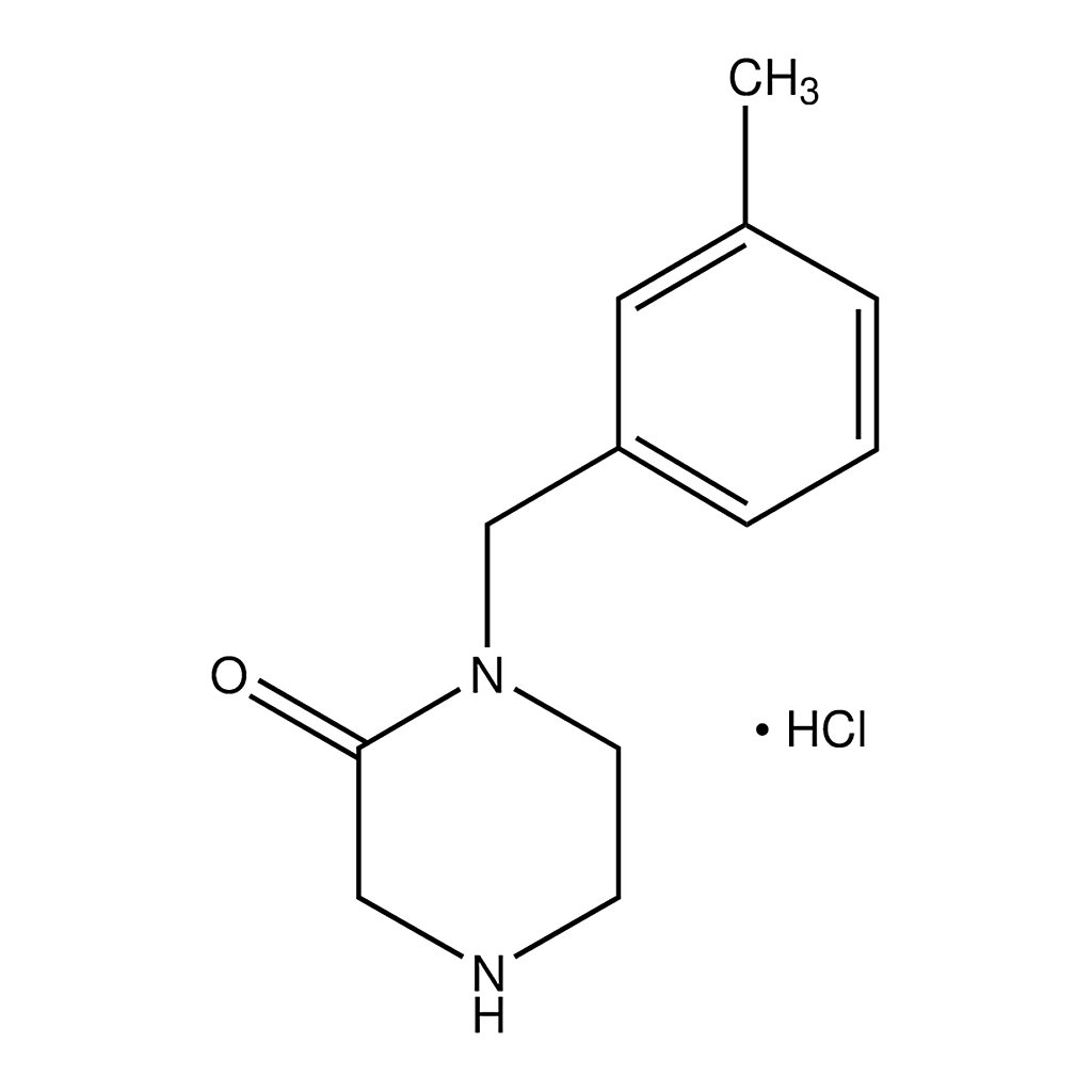 Merck 1-(3-Methylbenzyl)piperazin-2-one hydrochloride