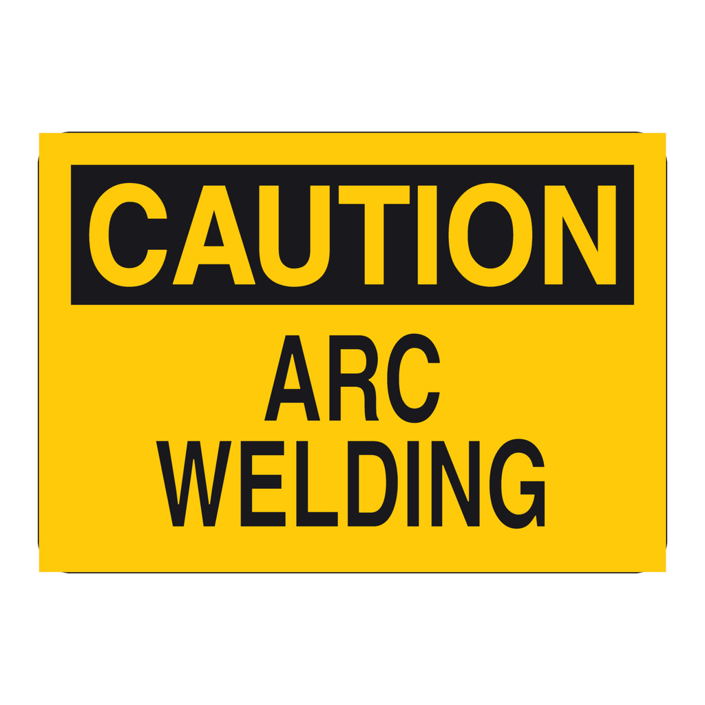 Brady CAUTION Arc Welding Sign