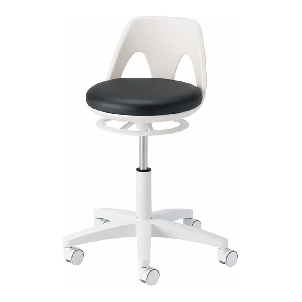 AS ONE High Type Chair (Antibacterial and Antifouling) without Feet Ring Black