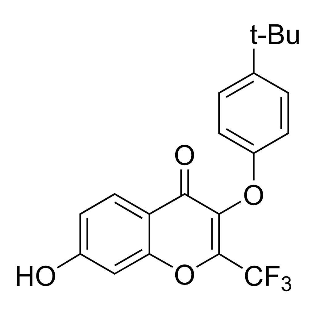 Merck 3-(4-tert-Butylphenoxy)-7-hydroxy-2-(trifluoromethyl)-4H-chromen-4-one