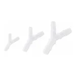 AS ONE Laboran Tube Connector (For Soft Tubes) Y-Type Same Diameter ID 0.8 -1.5