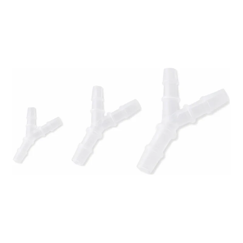 AS ONE Laboran Tube Connector (For Soft Tubes) Y-Type Same Diameter ID 0.8 -1.5