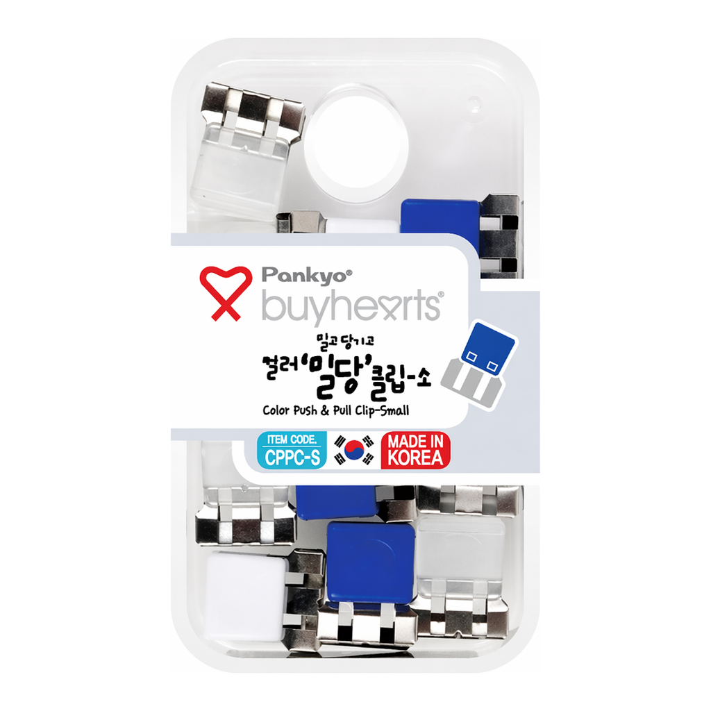 OFFICENEX 세트용밀당크립 컬러(소)/12개입CPPC-S