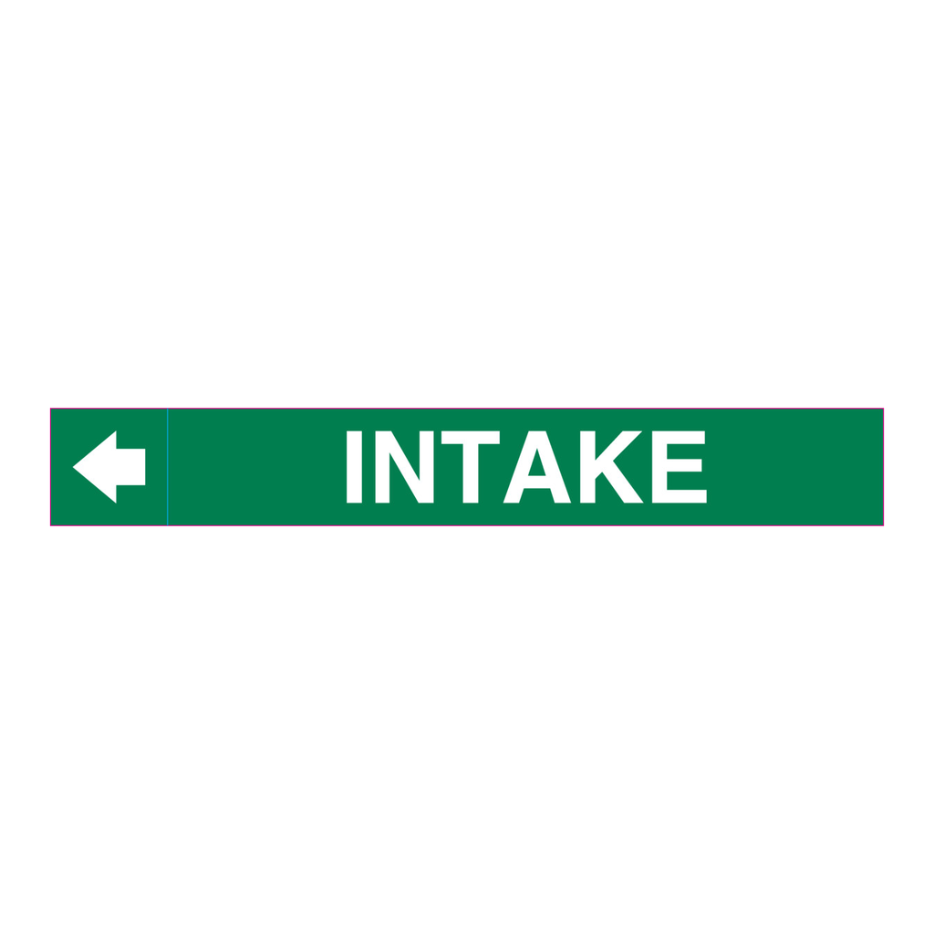 Brady INTAKE Plenum Duct Marker