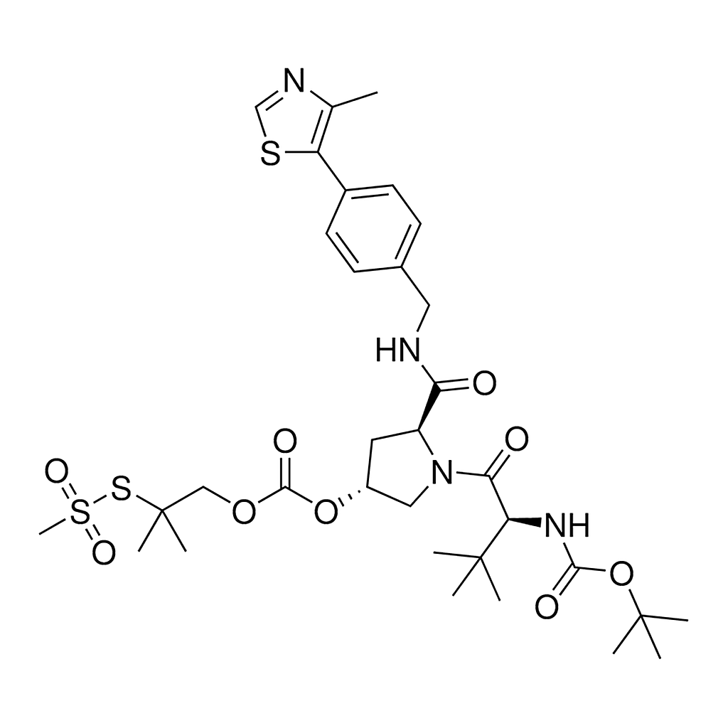 Merck (S,R,S)-AHPC-di-trimethylamide-dioxodisulfide-carbonate ester