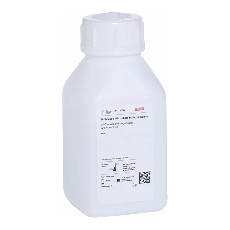 Himedia Dulbecco’s Phosphate Buffered Saline w/ Calcium and Magnesium w/o Phenol red