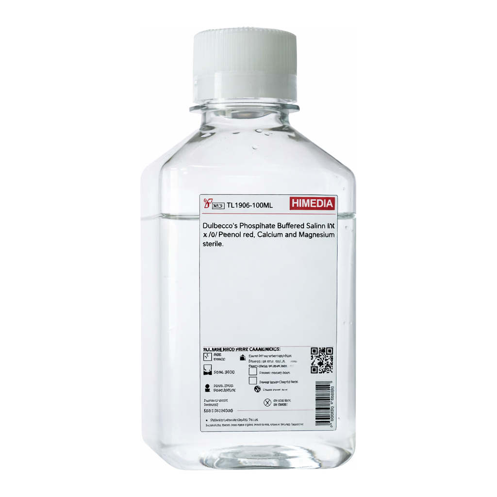 Himedia Hanks` Balanced Salt Solution 1X w/ 10mM HEPES and Sodium bicarbonate w/o Phenol red, Calcium and Magnesium