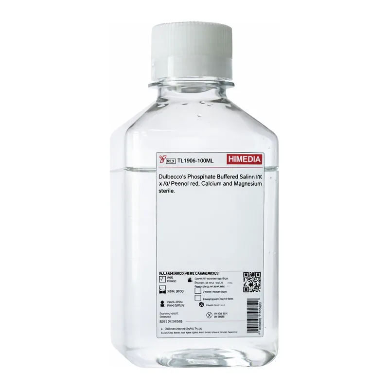 Himedia Hanks` Balanced Salt Solution 1X w/ 10mM HEPES and Sodium bicarbonate w/o Phenol red, Calcium and Magnesium