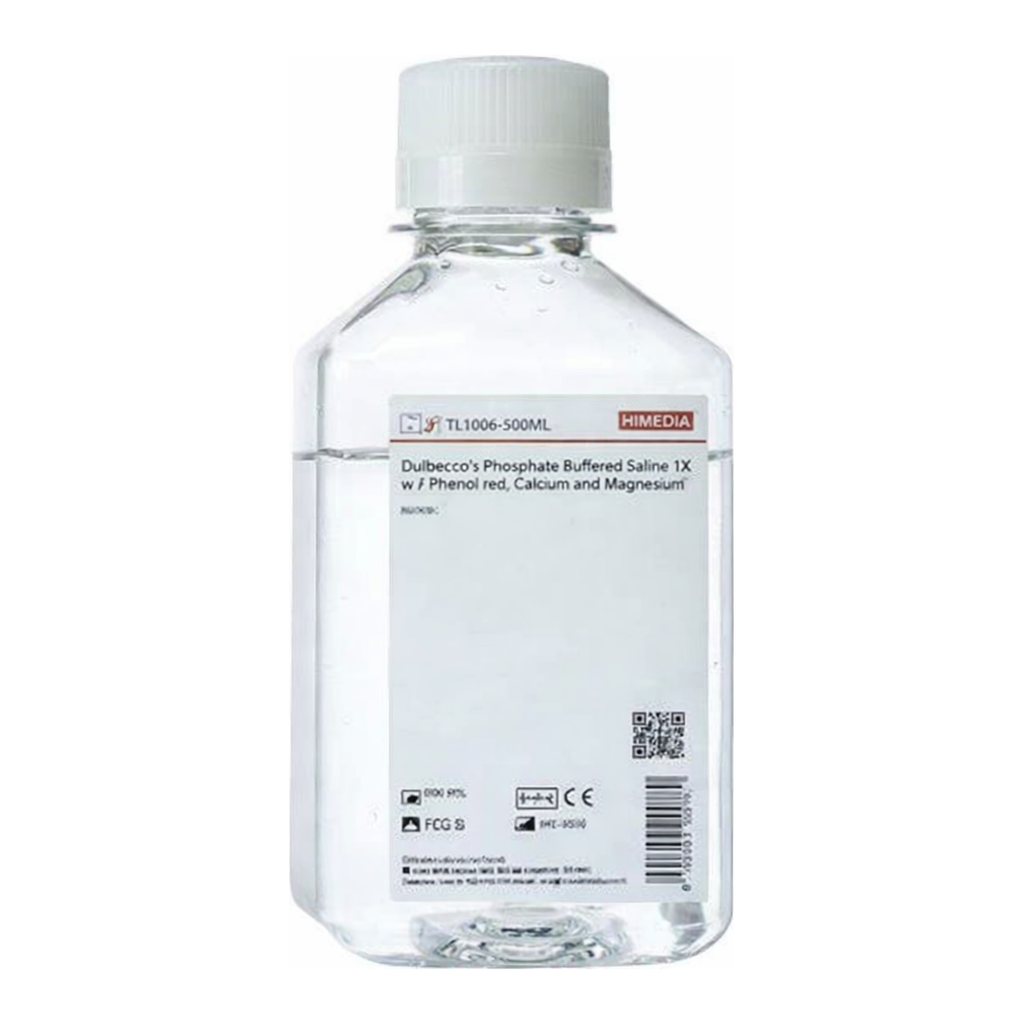Himedia Krebs - Ringer Biocarbonate Buffer 1X w/ Calcium chloride, HEPES buffer, 0.2% Bovine Serum Albumin and Sodium bicarbonate w/o Glucose