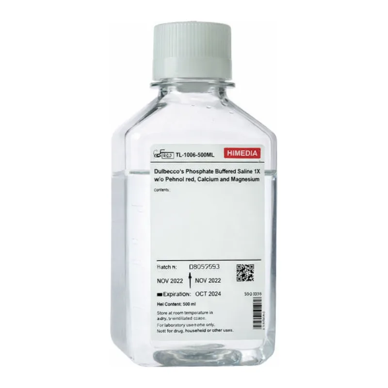 Himedia Dulbecco`s Phosphate Buffered Saline 1X w/o Phenol red, Calcium and Magnesium