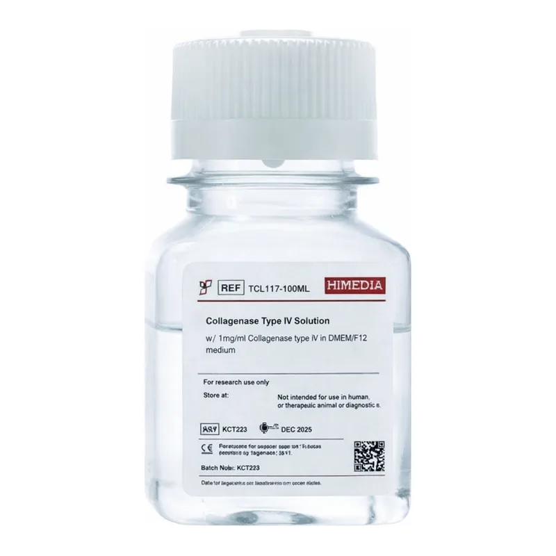 Himedia Collagenase Type IV Solution w/ 1mg/ml Collagenase type IV in DMEM/F12 medium