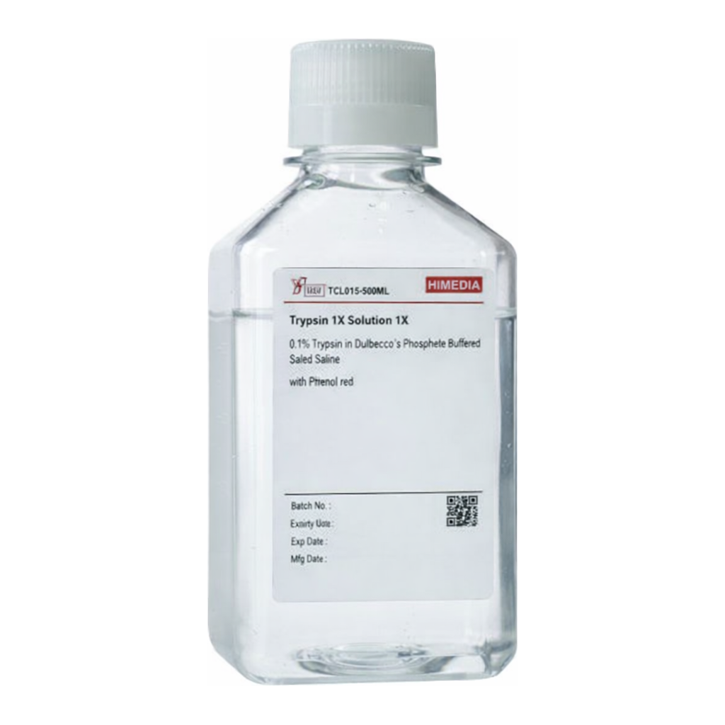 Himedia Trypsin 0.25% Solution 1X 0.25% Trypsin in Citrate buffer w/o Phenol red