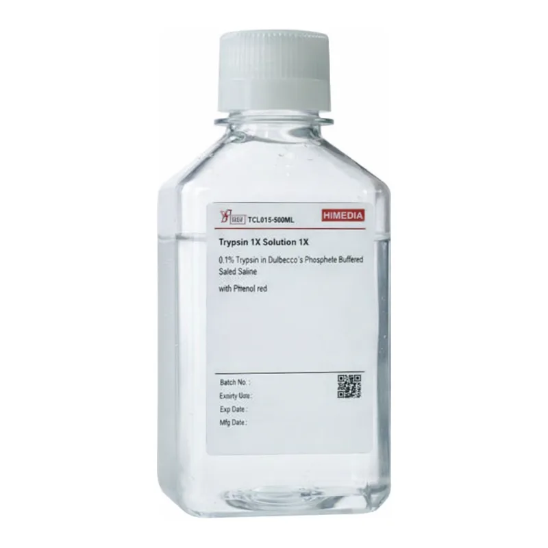 Himedia Trypsin 0.25% Solution 1X 0.25% Trypsin in Citrate buffer w/o Phenol red