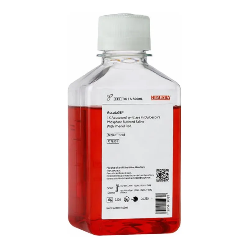 Himedia Accutase® 1X Accutase® enzymes in Dulbecco’s Phosphate Buffered Saline w/ Phenol red Sterile filtered