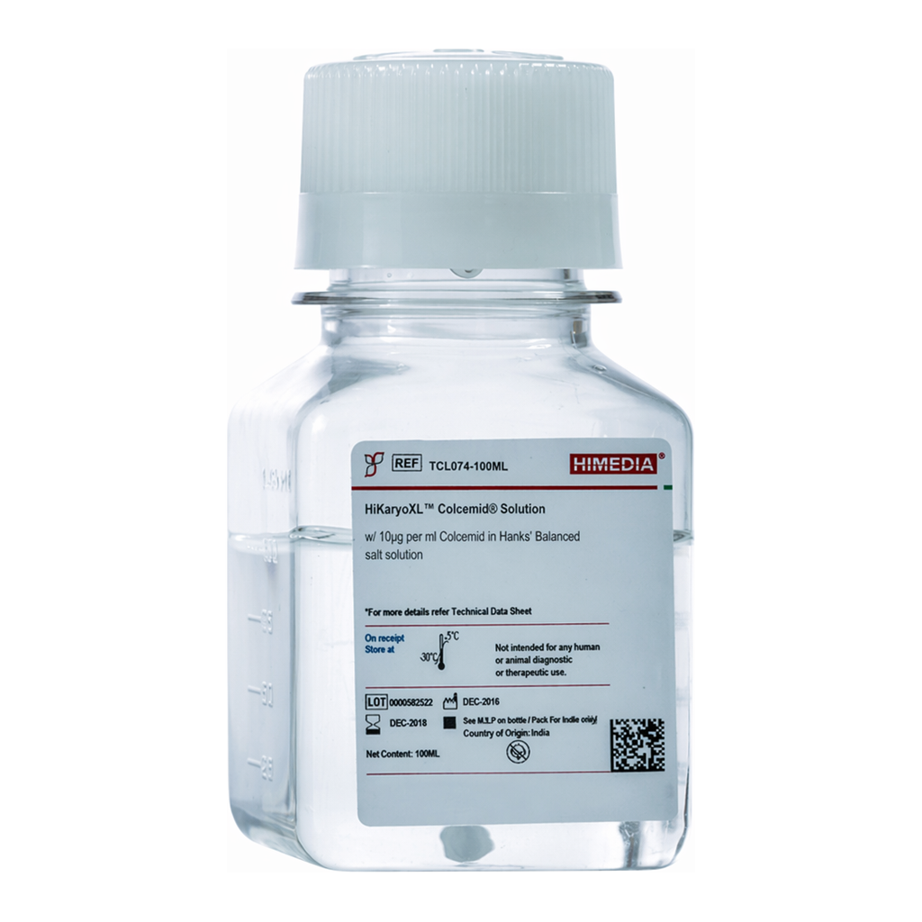 Himedia HiKaryoXL Colcemid® Solution w/ 10µg per ml Colcemid in Hanks` Balanced salt solution