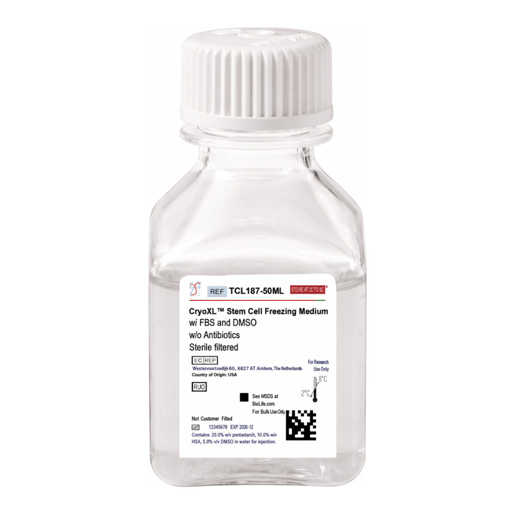Himedia CryoXL Cell Freezing Medium-DMSO, 1X w/ FBS and DMSO w/o Antibiotics and Phenol red Sterile filtered