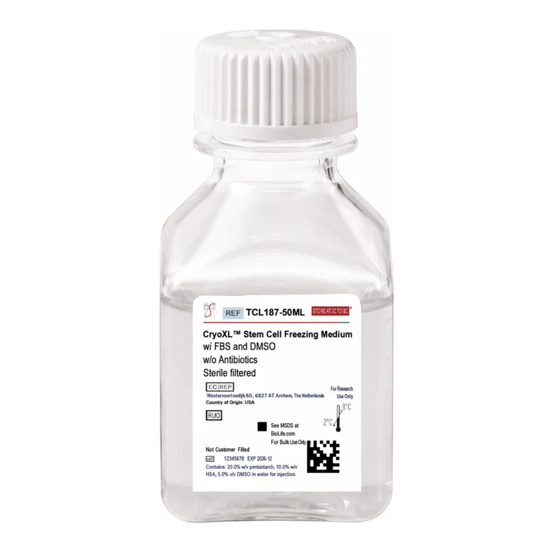 Himedia CryoXL Cell Freezing Medium-DMSO, 1X w/ FBS and DMSO w/o Antibiotics and Phenol red Sterile filtered