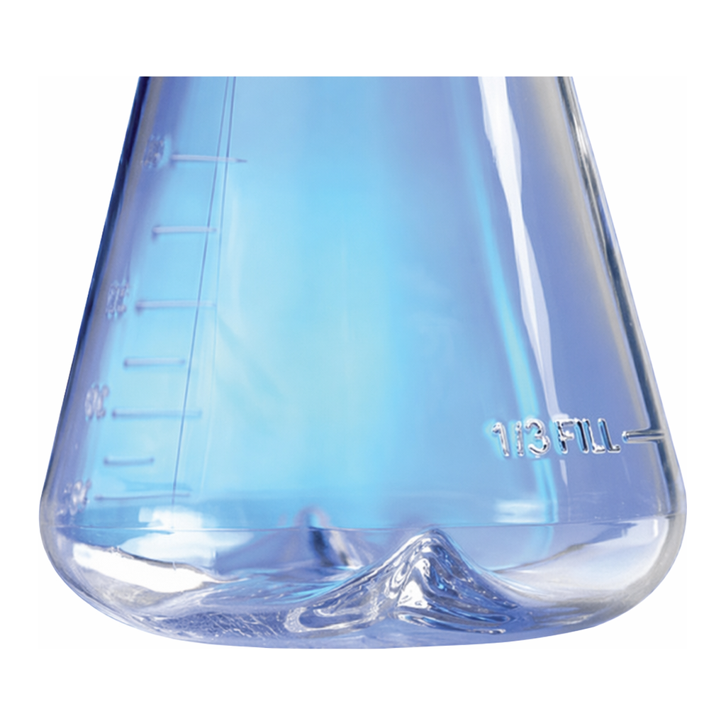 Thermo Fisher Scientific Baffled Polycarbonate Erlenmeyer Flasks with Cap, Capacity: 1L; Vented screw cap