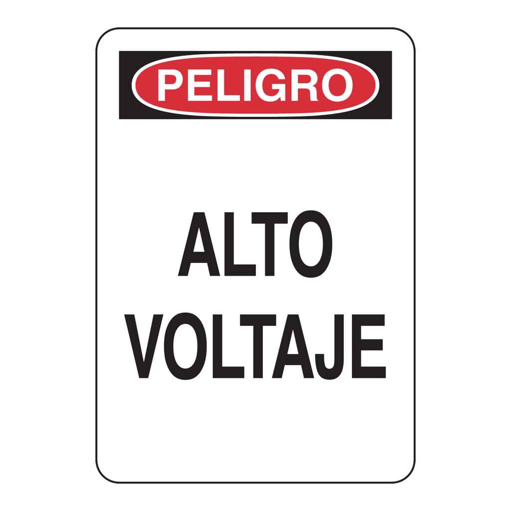 Brady PELIGRO Alto Voltaje Sign