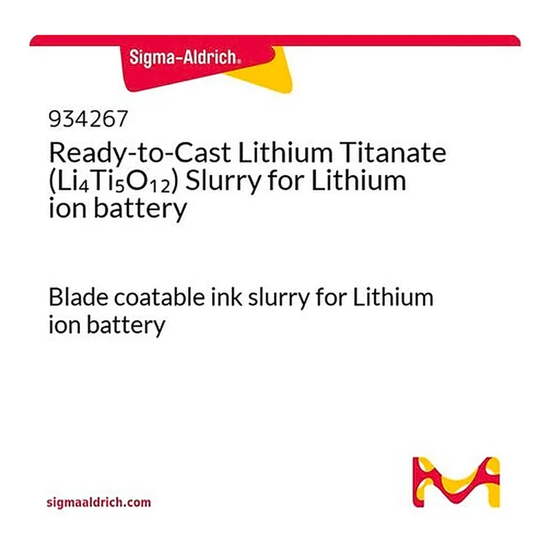 Merck Ready-to-Cast Lithium Titanate (Li4Ti5O12) Slurry for Lithium ion battery