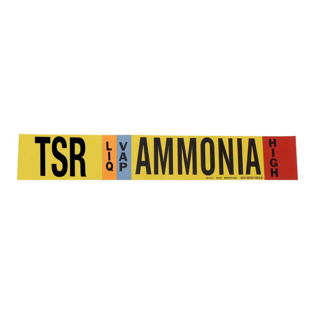 Brady TSR LIQ AMMONIA HIGH Pipe Marker