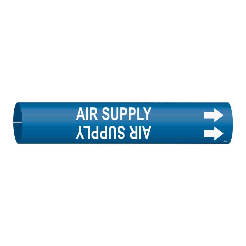 Brady AIR SUPPLY Snap-On/Strap-On Pipe Marker