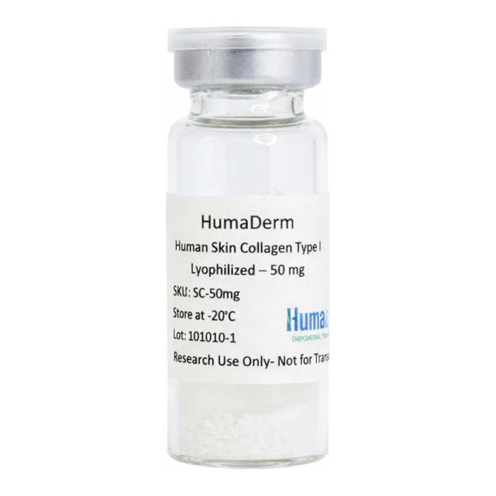 Humabiologics HumaDerm- Human Skin Collagen Type I, Lyophilized