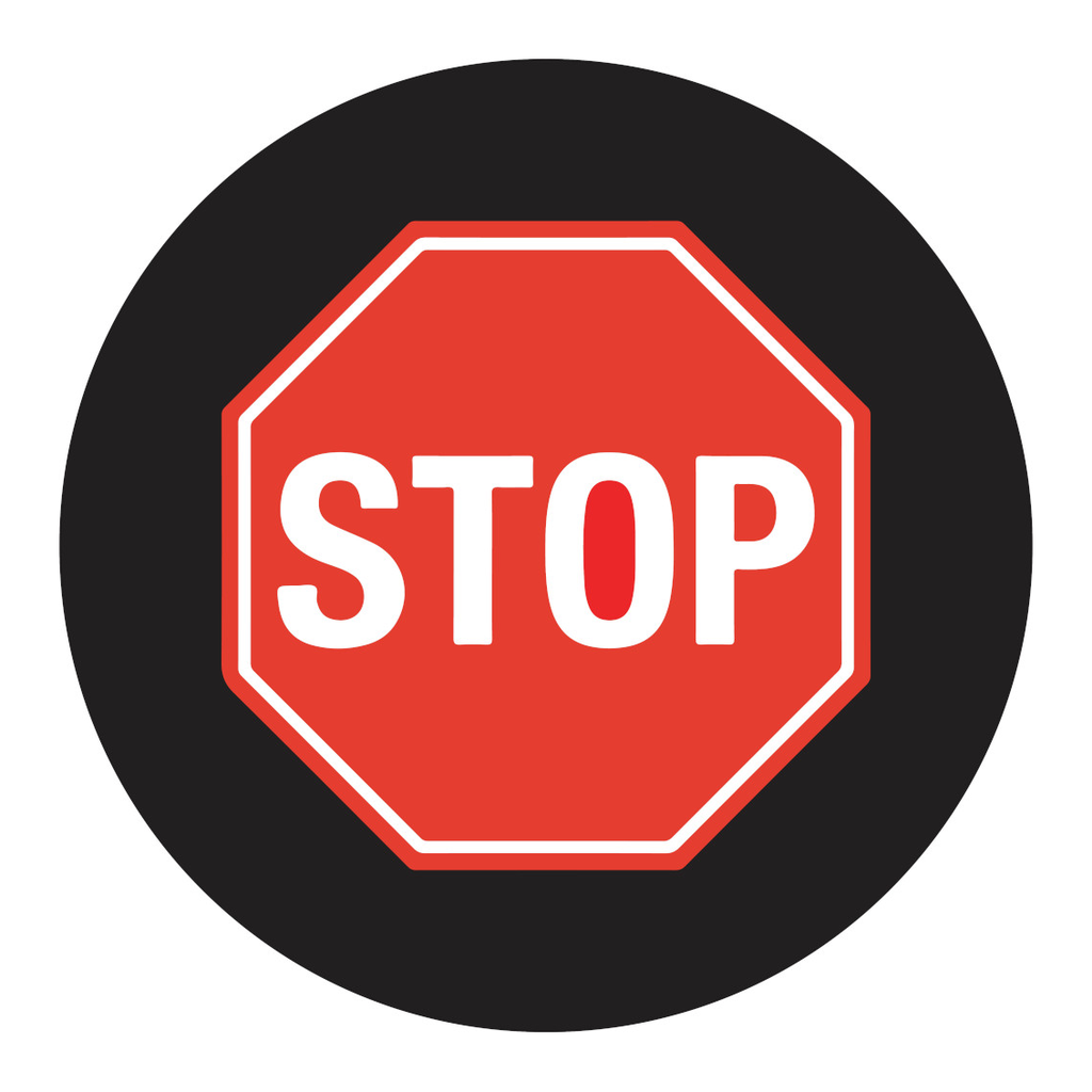Brady GOBO Safety Sign Slides, STOP