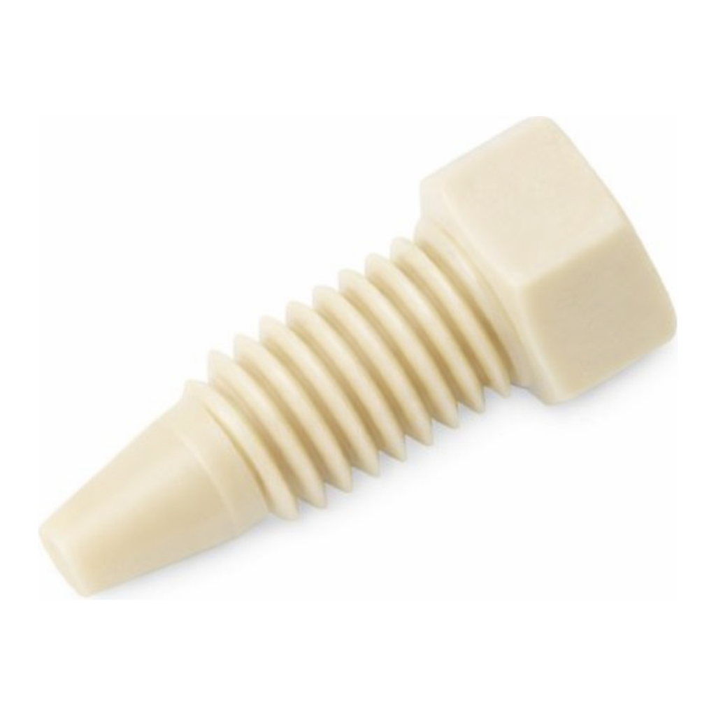 Restek PEEK Hex-Head Fittings Natural Hex 1/16 10-32 5 000psi 10-pk.