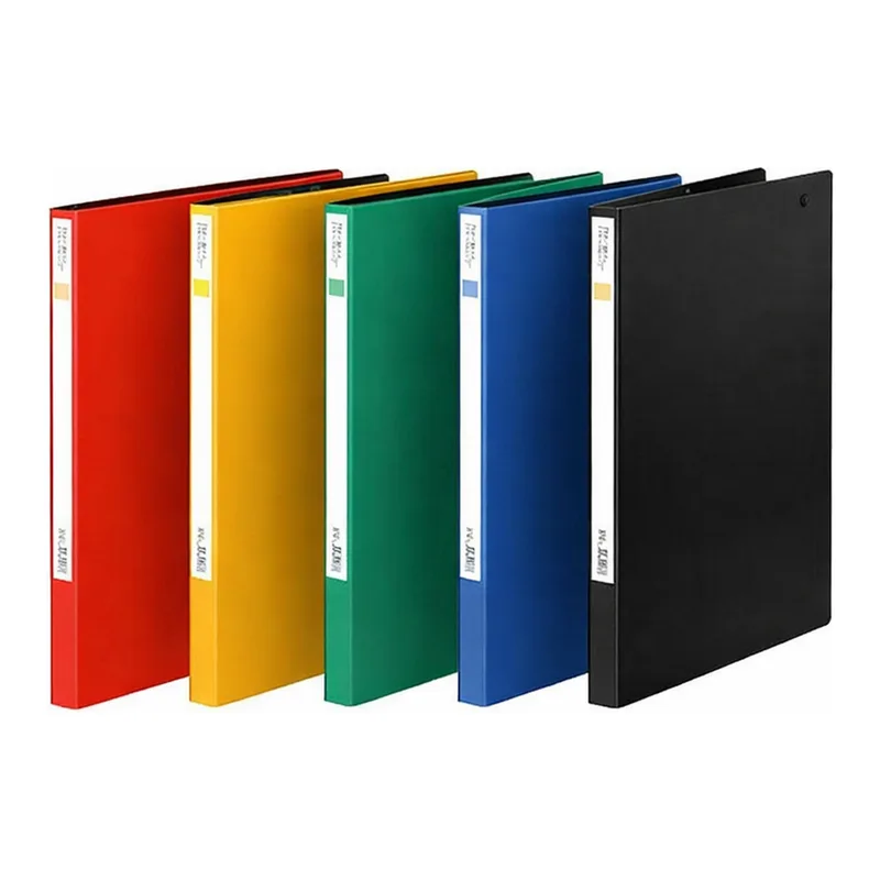 OFFICENEX 문화 PP스프링화일(F401-7/A4/좌철/흑색)